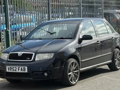 Used Skoda Fabia vRS 2004 Black Hatchback