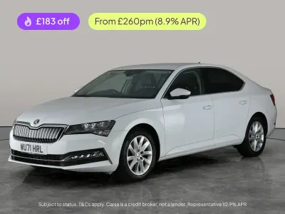 Used Skoda Superb SE Technology 2021 White Hatchback