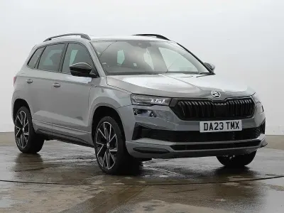 Used Skoda Karoq SportLine 150 HP (110 kW) 2023 Meteor grey SUV