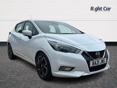 White Used 2021 Nissan Micra Acenta Hatchback | £12,799 (Fair price)
