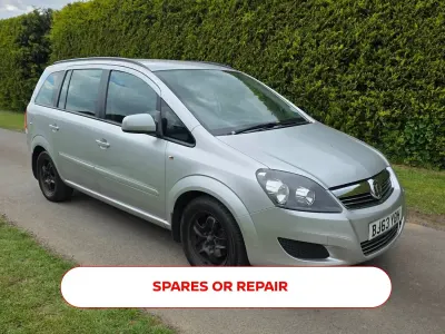Używany Vauxhall Zafira 115 KM (84 kW) 2013 Srebrny Minivan