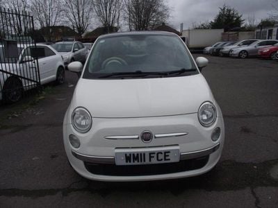 Used Fiat 500 Lounge 69 HP (50 kW) 2011 White Hatchback
