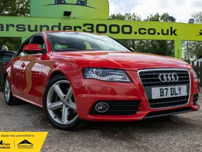 Used Audi A4 S-Line 143 HP (105 kW) 2010 Red Sedan