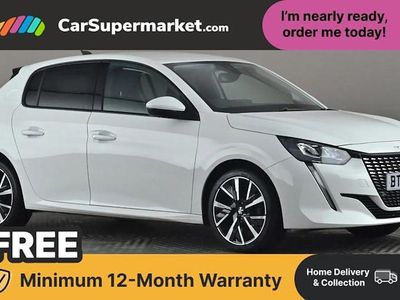White Used 2020 Peugeot 208 Allure Hatchback | £11,697 (Fair price)