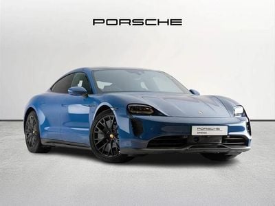 Blue Used 2023 Porsche Taycan Sedan | £72,990 (Fair price)
