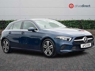 Used Mercedes A200 Executive 163 HP (119 kW) 2021 Blue Hatchback
