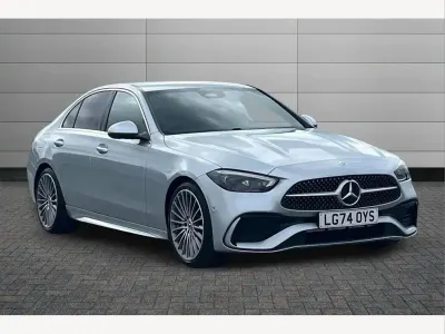 Used Mercedes C200 AMG Line Premium 200 HP (147 kW) 2024 Silver Sedan