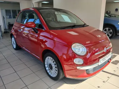 Used Fiat 500 Lounge 69 HP (50 kW) 2012 Red Hatchback