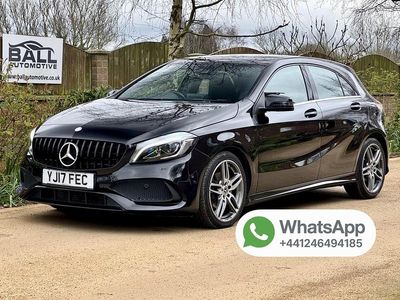 Used Mercedes A200 AMG line 2017 Black Hatchback