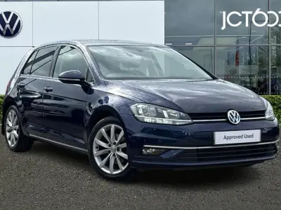 Used VW Golf VII GT 150 HP (110 kW) 2019 Blue Hatchback