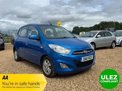 Used Hyundai i10 Active 85 HP (62 kW) 2011 Blue Hatchback