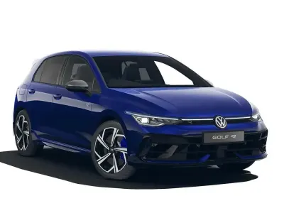 New VW Golf VIII R 2026 Blue Hatchback