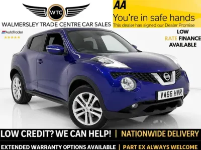 Used Nissan Juke N-Connecta 110 HP (80 kW) 2016 Blue SUV