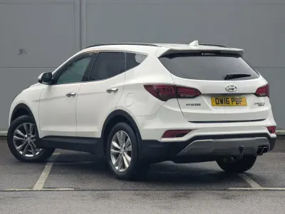 Used Hyundai Santa Fe Premium 2016 White SUV