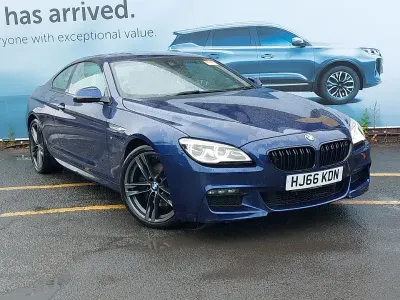 Used BMW 640 M Sport 313 HP (230 kW) 2016 Blue Coupe
