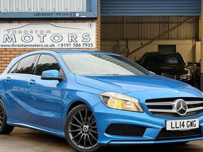 Used Mercedes A200 AMG 136 HP (100 kW) 2014 Blue Hatchback
