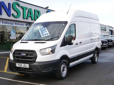 Used Ford Transit 105 HP (77 kW) 2021 White Van