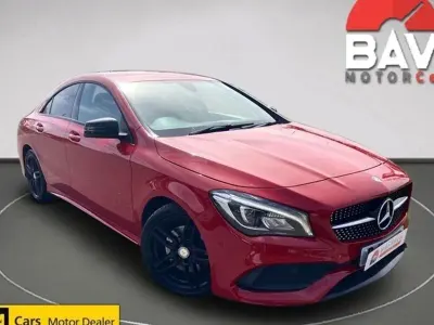 Begagnad Mercedes CLA220 AMG line 2017 Röd Sedan