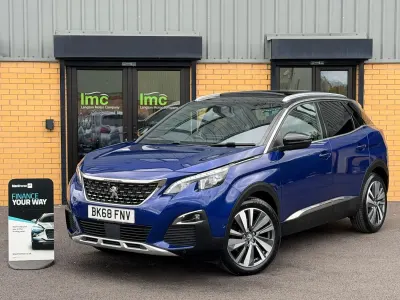 Used Peugeot 3008 GT-line 130 HP (95 kW) 2018 Blue SUV