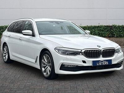 Used BMW 540 2017 White Estate