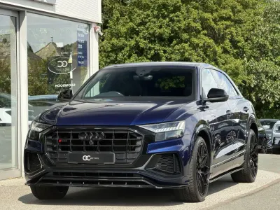 Used Audi Q8 S-Line 286 HP (210 kW) 2020 Blue SUV