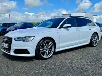 Used Audi A6 Black Edition 190 HP (139 kW) 2015 White Estate