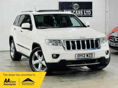 Used Jeep Grand Cherokee Overland 237 HP (174 kW) 2012 White SUV