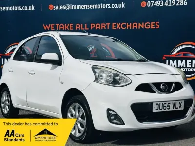Used Nissan Micra Acenta 2015 White Hatchback