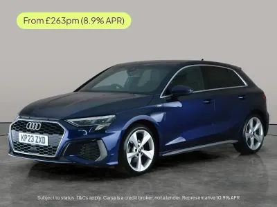 Usado Audi A3 S-Line 150 CV (110 kW) 2023 Azul Berlina
