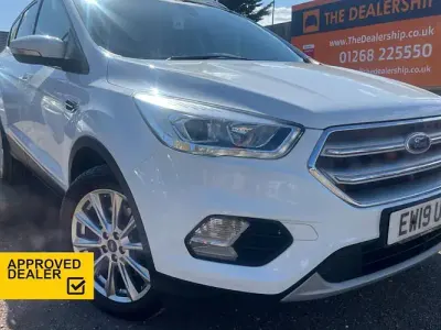 Used Ford Kuga Titanium 150 HP (110 kW) 2019 White SUV