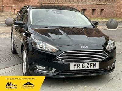 Black Used 2016 Ford Focus Titanium Hatchback | £5,690 (Good price)