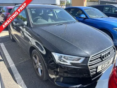 Used Audi A3 Sportback Design 116 HP (85 kW) 2018 Black Hatchback