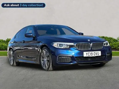 Usado BMW 520 M Sport 190 CV (139 kW) 2019 Azul Berlina