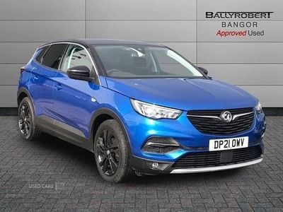 Used Vauxhall Grandland X SRi 130 HP (95 kW) 2021 Blue SUV