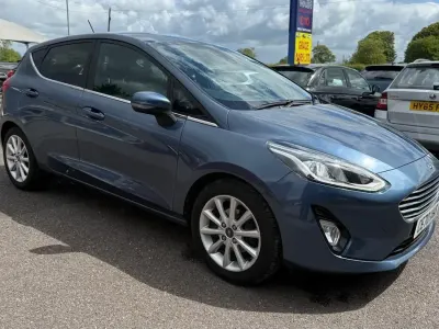 Used Ford Fiesta Titanium 95 HP (69 kW) 2020 Blue Hatchback