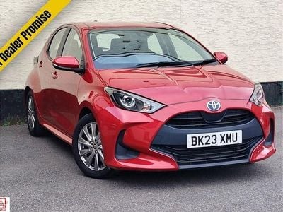 Used Toyota Yaris Hybrid 2023 Red Hatchback