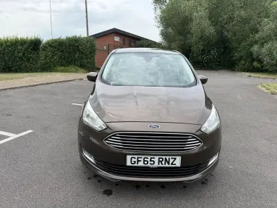 Used Ford C-MAX Titanium 150 HP (110 kW) 2015 Brown MPV