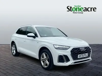 Used Audi Q5 S-Line 204 HP (150 kW) 2020 White SUV