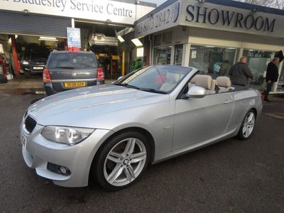 used BMW 320 Cabriolet 3 Series 2.0 d M Sport Steptronic Euro 5 2dr 2 PREVIOUS OWNERS FULL HISTORY Convertible
