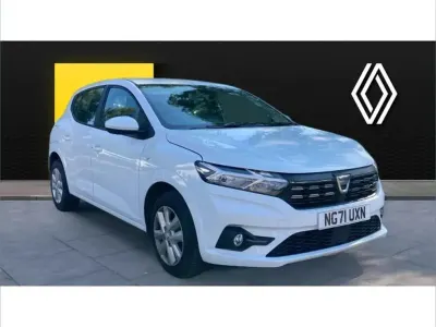 Used Dacia Sandero Comfort 91 HP (66 kW) 2022 White Hatchback