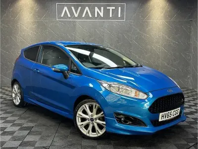 Used Ford Fiesta Zetec 125 HP (91 kW) 2015 Blue Hatchback