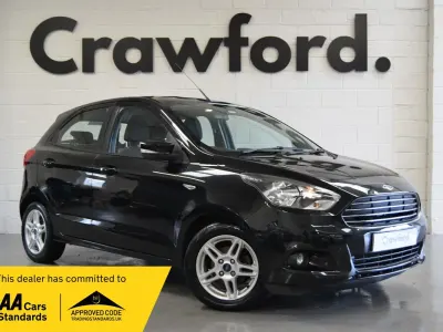 Used Ford Ka Plus Zetec 70 HP (51 kW) 2017 Black Hatchback