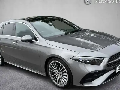Used Mercedes A180 AMG line 136 HP (100 kW) 2024 Grey Hatchback
