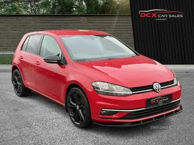 Used VW Golf VII Match 115 HP (84 kW) 2019 Red Hatchback