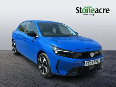 Used Vauxhall Corsa-e Design Edition 100 kW (136 HP) 2024 Blue Hatchback