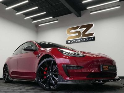 Red Used 2019 Tesla Model 3 Performance Sedan | £18,295 (Fair price)