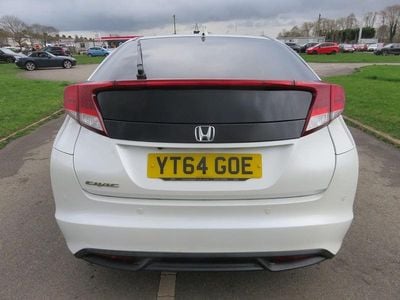 Used Honda Civic SE Plus 2014 White Hatchback