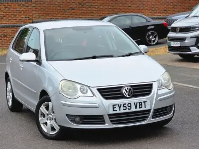 Used VW Polo Match 60 HP (44 kW) 2009 Silver Hatchback