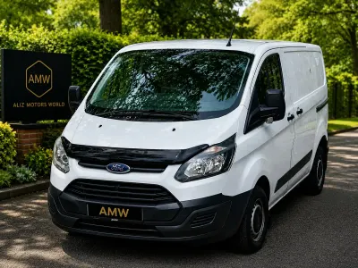 Used Ford Transit Custom 105 HP (77 kW) 2017 White Van