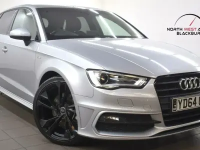 Used Audi A3 Sportback S-Line 2014 Silver Hatchback